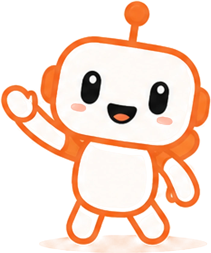 Claude Tutorial mascot waving